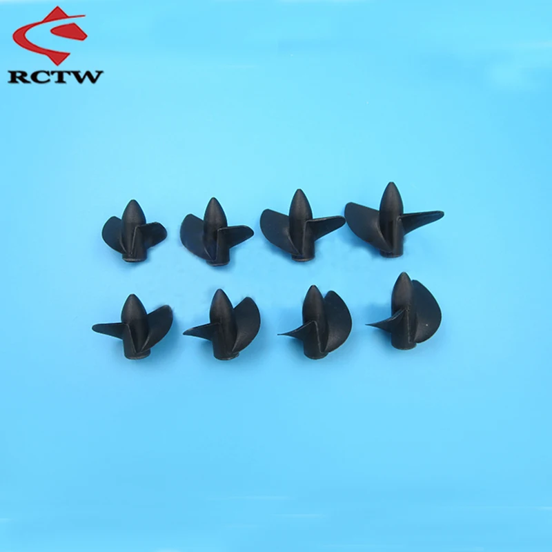 Electric Boat Two-blade Copper Core Forward or Reverse Propeller Marine M4 Thread Semi-immersed-Propeller D35mm 39mm 42mm 45mm