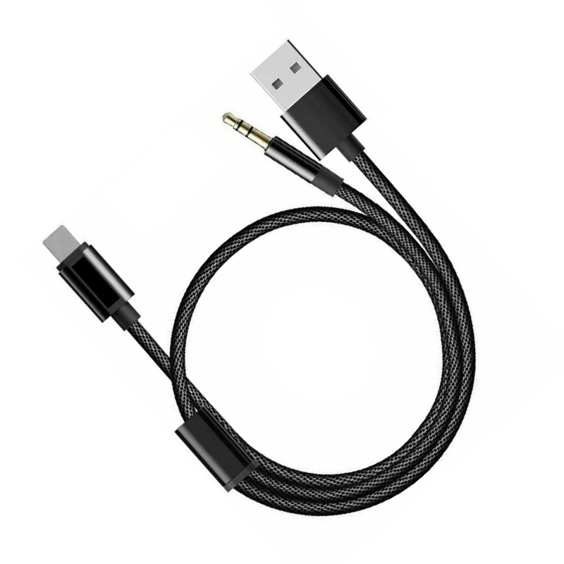 Multi Functional Car Charging Audio Cable For Bmw & Mini IPod IPhone 6 7 8 X XS XR Interface Audio USB Cable Lead AUX Adapter