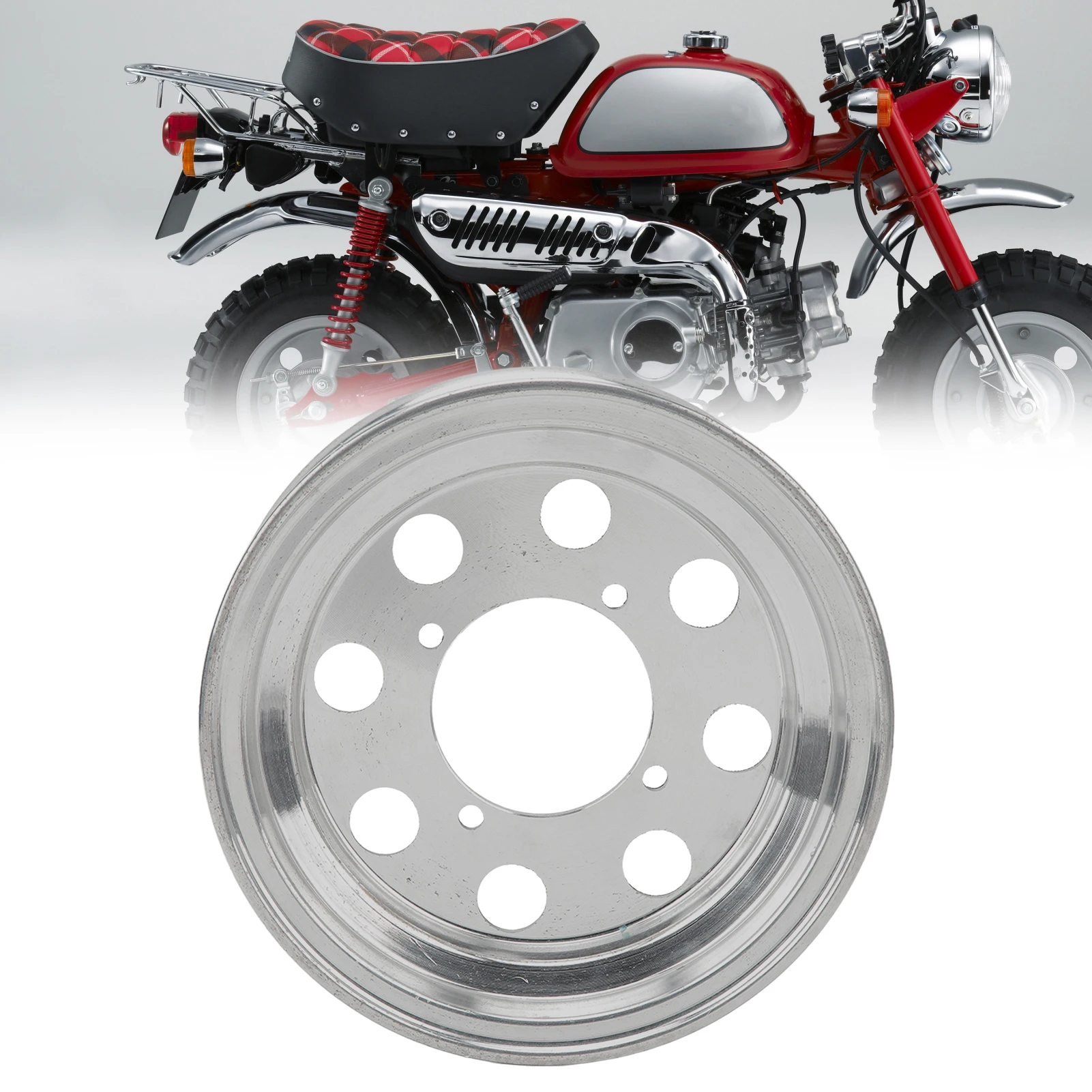 

10in Wheel Rim Motorcycle Wheel Hub Motorcycle Front Wheel Rim Aluminum Alloy Motor Wheel Hub for Monkey Z50 10in Wheels