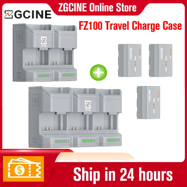 ZGCINE PC2-FZ100 Carregador Rápido PD e Estojo