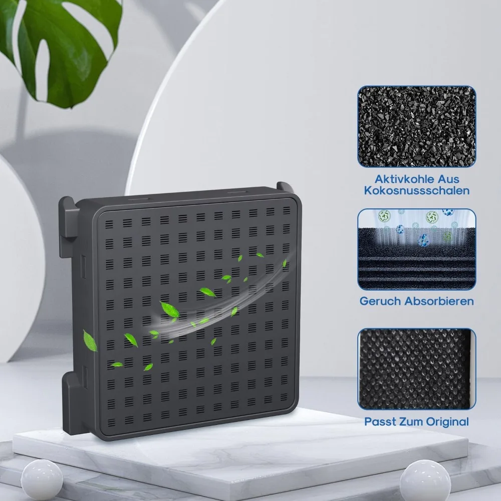 Activated Carbon Air Filter 7440021-00 for Liebher Refrigerator Fresh Filter 909698900, 988242900, 9882460, 988246000 image 4