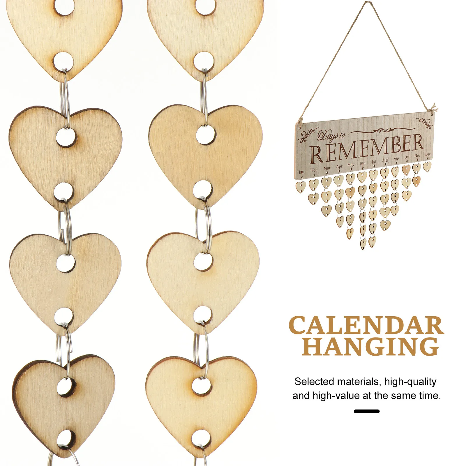 

Набор для самостоятельной сборки деревянной доски-календаря: напоминания о днях рождения и годовщинах семьи, настенный декор для дома, персонализированный подарок