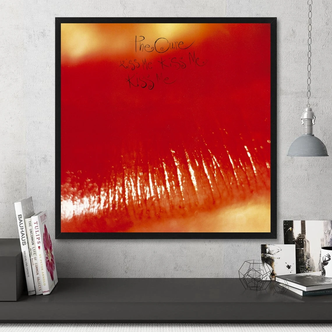 The Cure Kiss Me Kiss Me Kiss Me Music Album Cover Poster Canvas Art Print Home Decor Wall Painting ( No Frame )