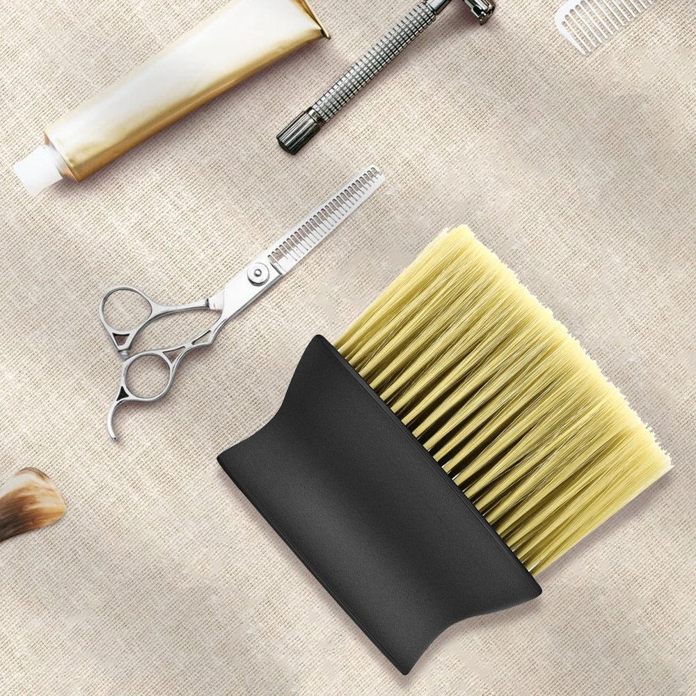 Salon Professional Barber Neck Duster Brush Men\'s Hair Styling Tool Soft Cleansing Face Brush for Haircuts