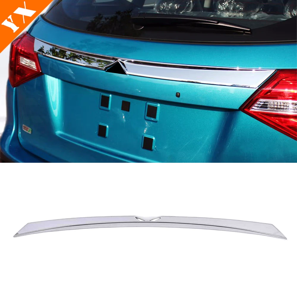 Full Set Chrome Car Exterior Headlight Trim Front Rear Fog Light Cover Side Handle Side Mirror Cover For Suzuki Vitara 2015-2021