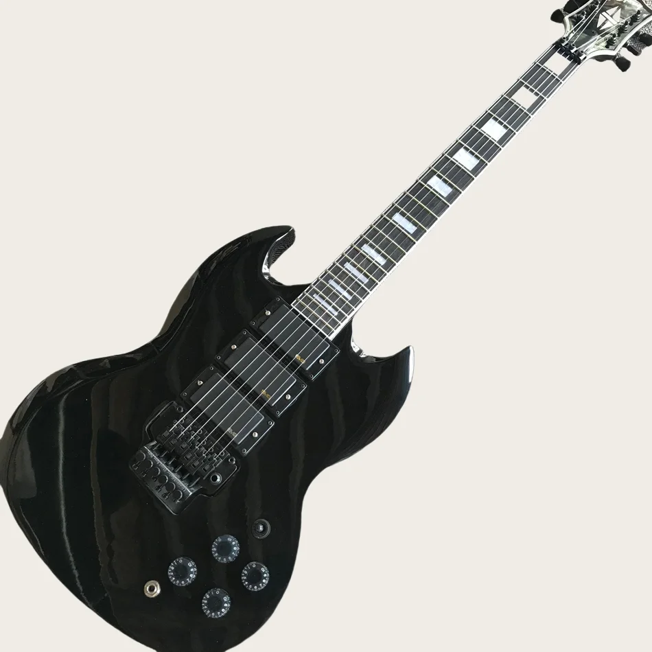 Made in China, SG High Quality Electric Guitar,blackHardware, free delivery