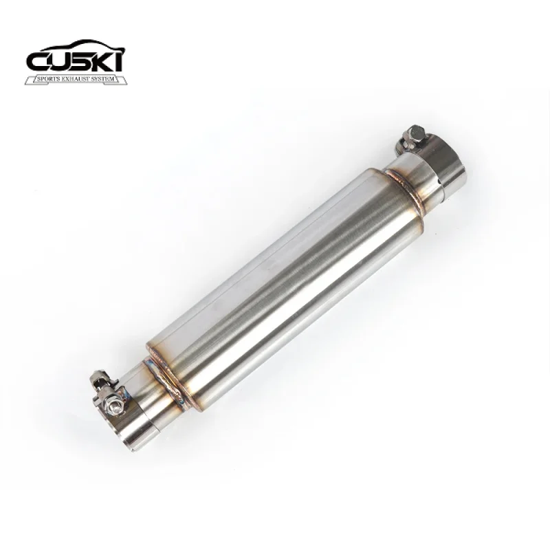 Customized 63MM Stainless Middle Row Tube Resonators with Drums Are Generally Used to Reduce Resonance Control power output
