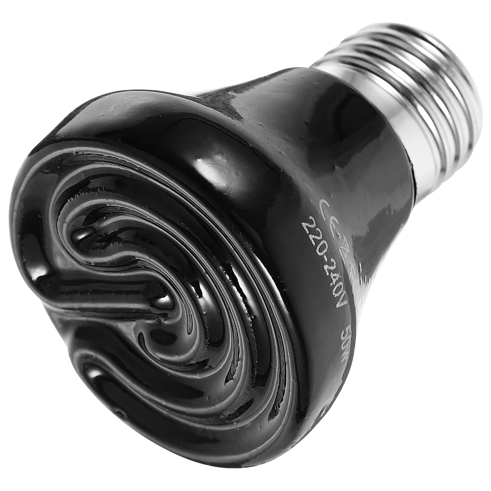 

50W Reptile Heating Lamp Bulb Ceramic Heat Lamp for Bearded Dragon Lizard Heating Bulb for Reptile Enclosure Night Use