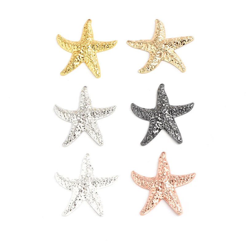 Pock point single hole arc starfish fai da te trend orecchino collana braccialetto ciondolo accessori gioielli in ottone