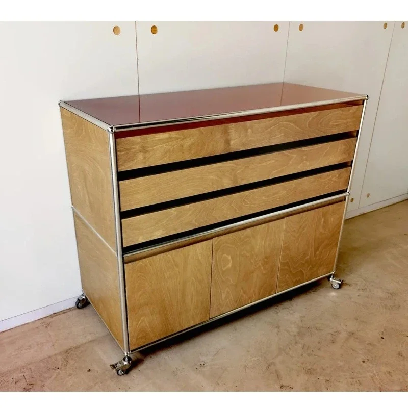dining side cabinet, living room bedroom locker, light luxury bedside table 3
