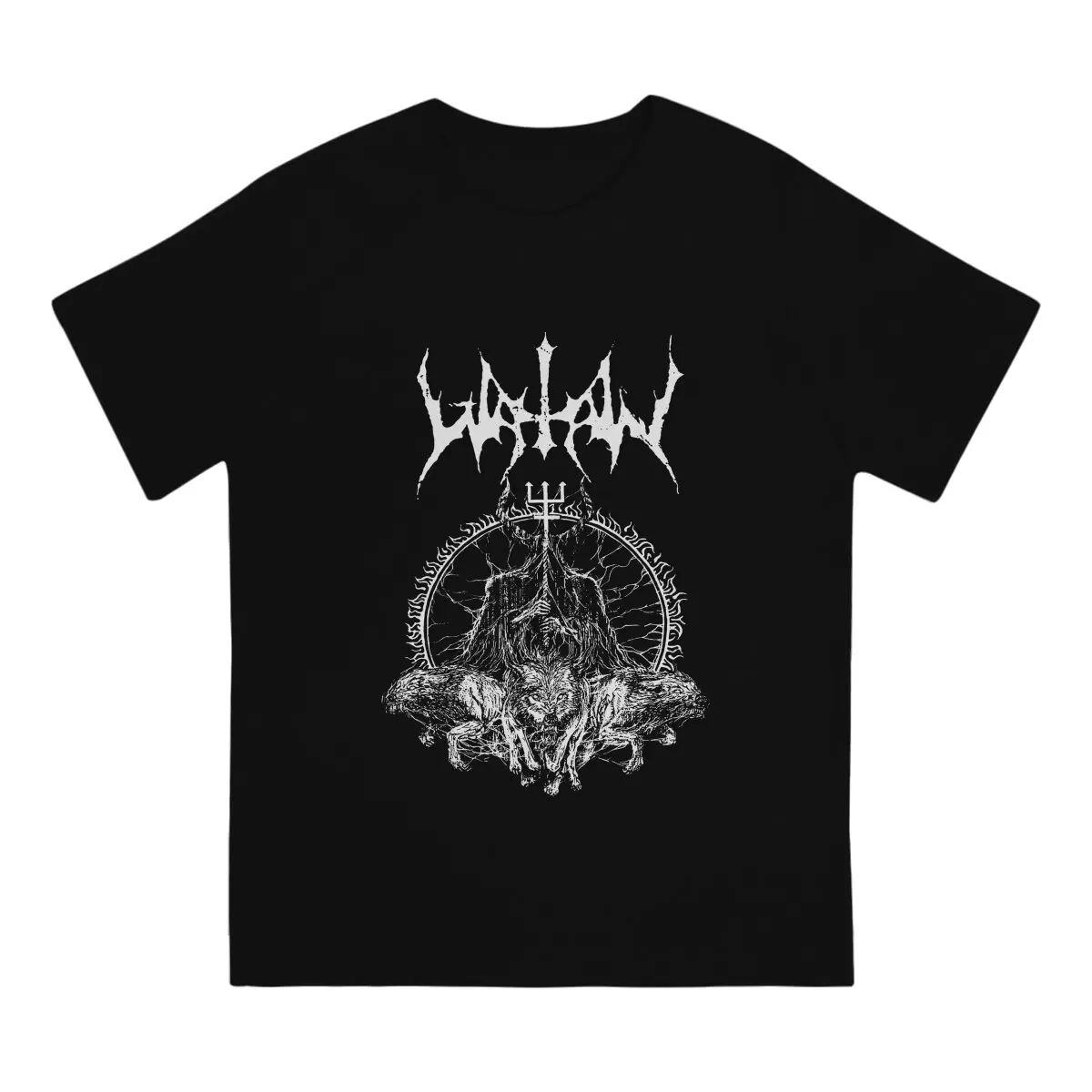 Wolves T Shirts for Men Leisure T-Shirts O Neck Watain Tee Shirt Short Sleeve Tops New Arrival