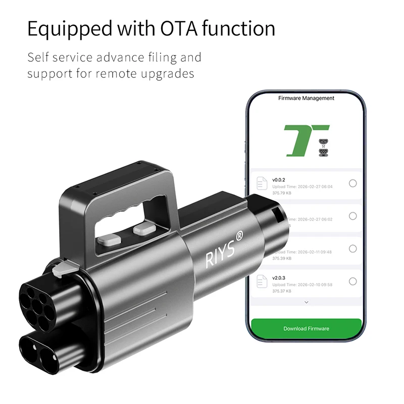 EV Charging Adapter CCS2 to GB/T 400A OTA Bluetooth Connectable EV Charger For Tesla For AITO For Avatr For NIO Car GBT Adapter