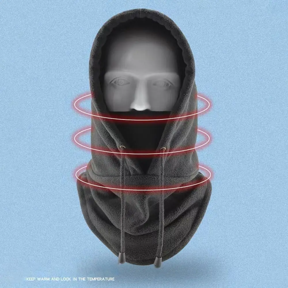 Polar Fleece Men's Balaclava Winter Hat Beanies Warmer Windproof Full Face Ski Mask Caps Men Bonnets for Women Man