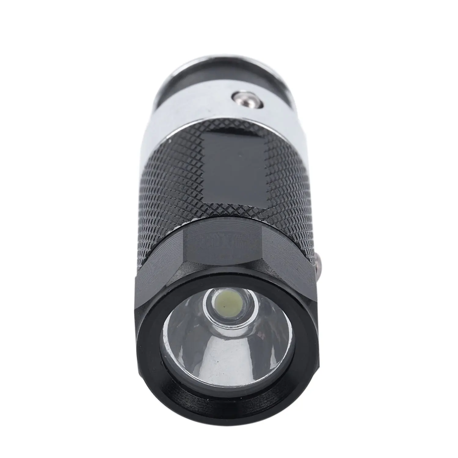 1pcs Mini Led flashlights Car Cigarette Lighter led Rechargeable Flashlight Rich