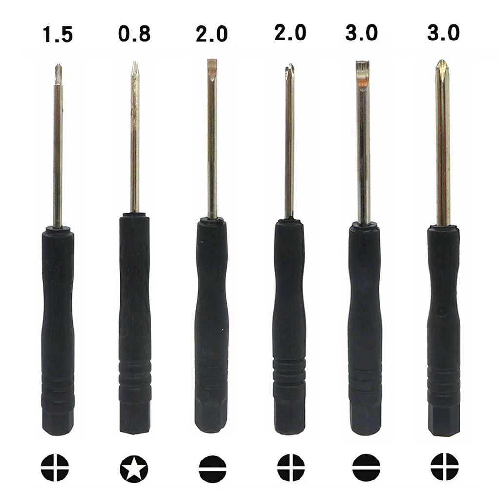 10 sztuk mały śrubokręt 0.8 pięciogwiazdkowy 2/3mm dla Apple telefon komórkowy dolny demontaż i montaż kluczyka samochodowego naprawa elektroniczna