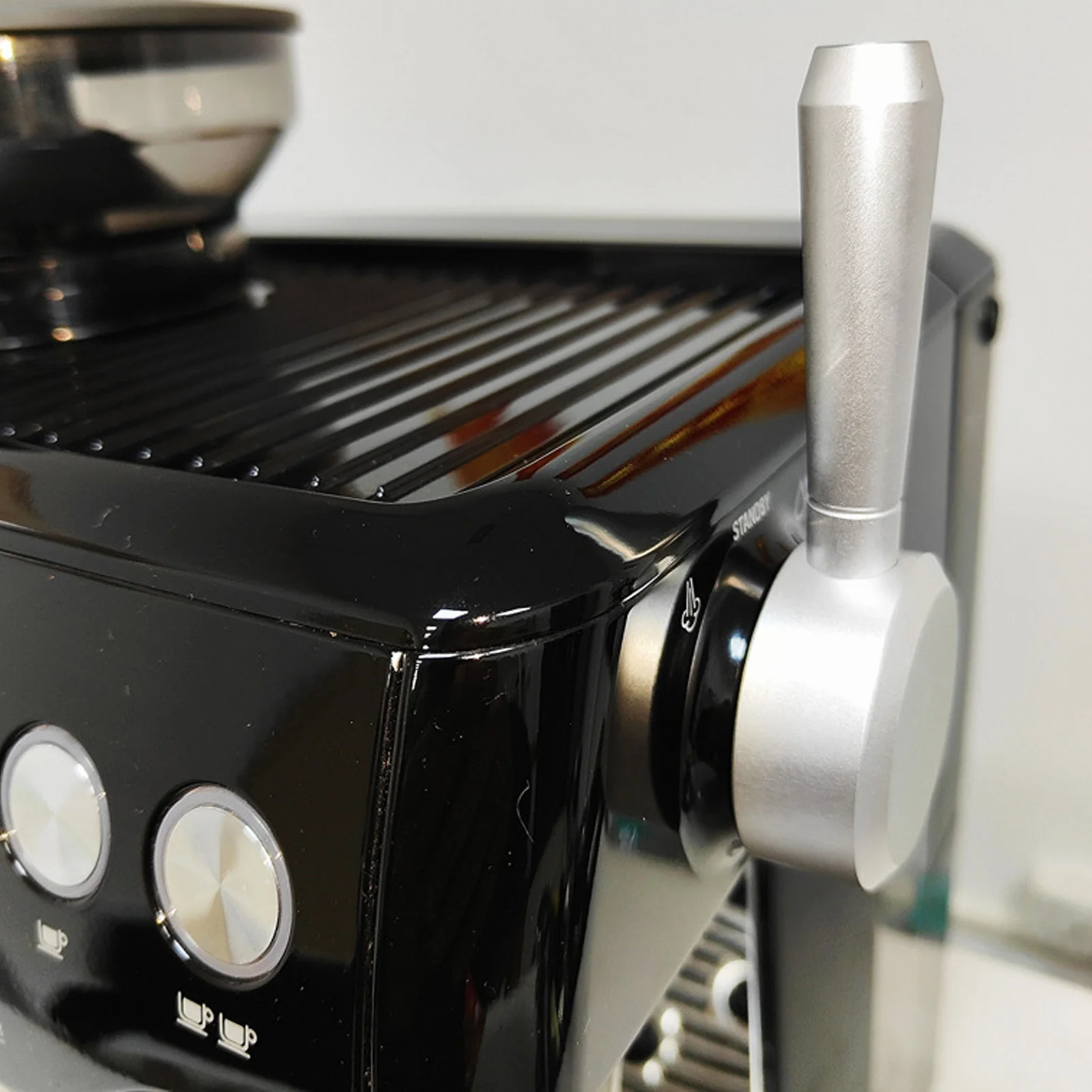 Coffee Machine Steam Lever Aluminium Alloy Coffee Machine Conversion Accessory for Breville Sage 870 875 876