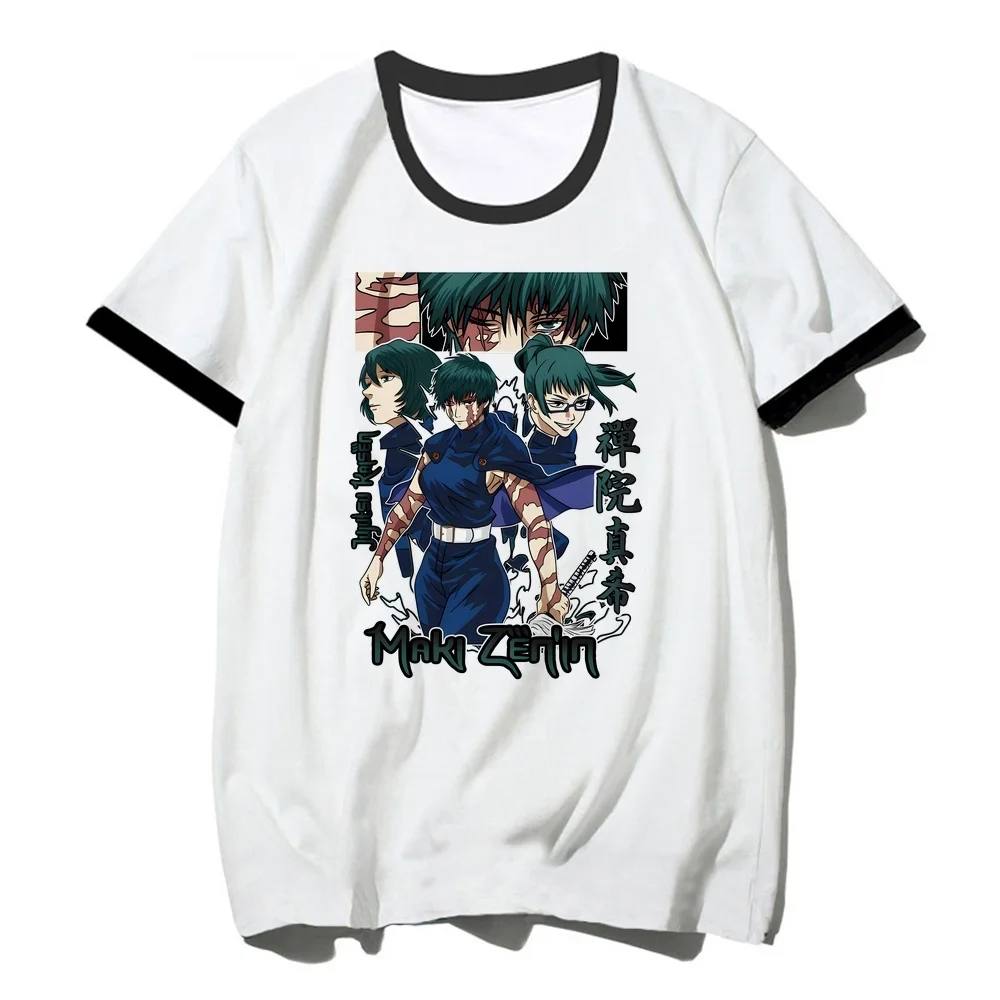 Maki Zenin tshirt women scene  baddie funny t shirt party japanese streetwear 80s dollette