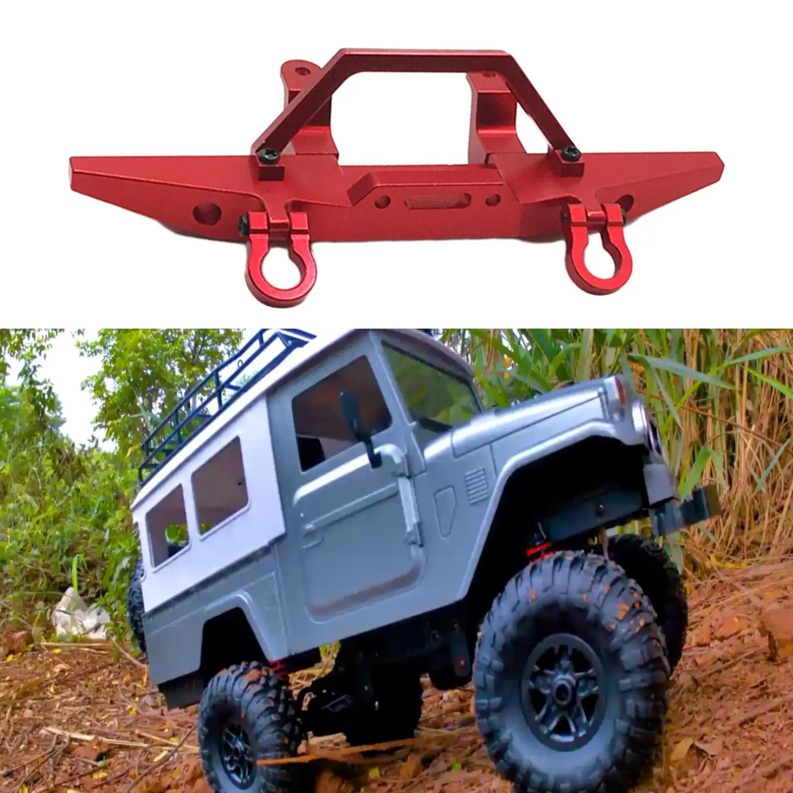 1:12 Aluminum Alloy RC Bumpers Sturdy DIY Parts for 99S D96 MN98 D91