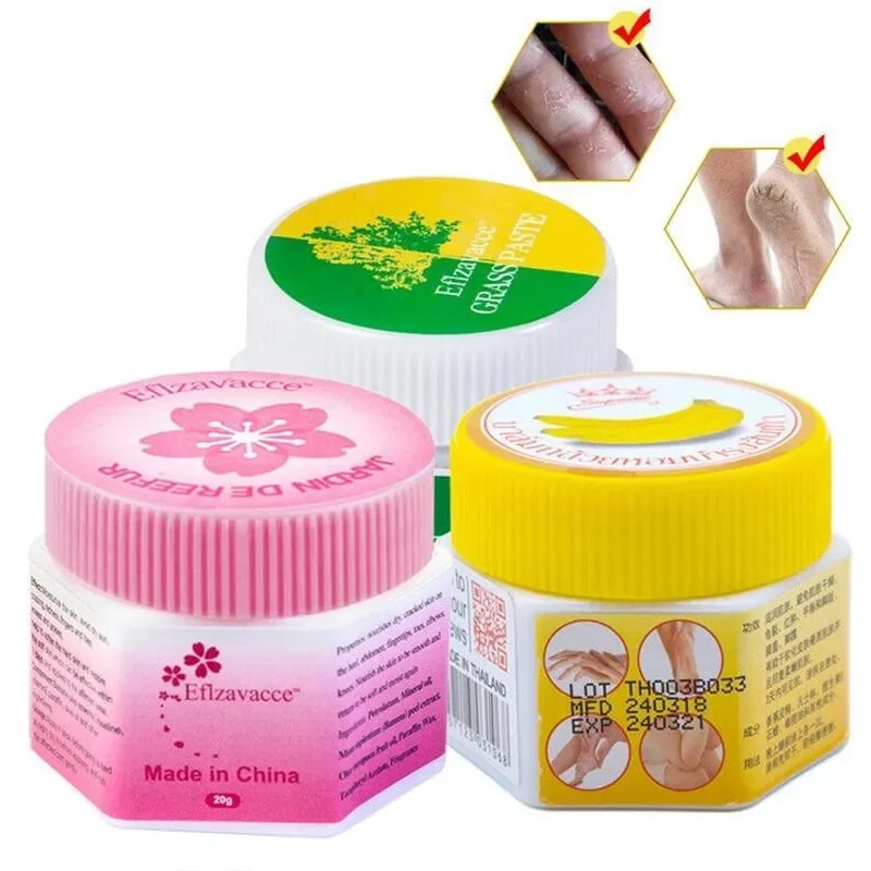 1pcs Thailand Banana Oil Blossoms Grass Repair Anti Dry Frozen Moisturizer Ointment Anti-cracking Cream Foot Hand Heel Skin Care