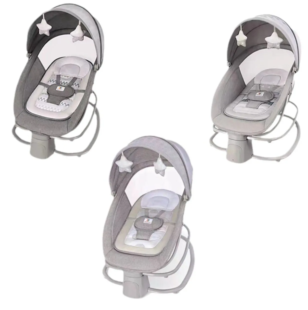 Immagine 5: Sedia a dondolo per bambini Lettino elettrico moderno e semplice per dormire Poltrona lounge lenitiva
