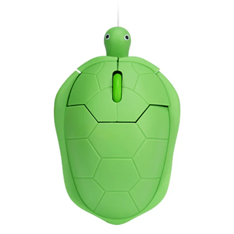 Cartoon Turtle Mouse Gamer Lovely 3D Gaming Wired Mouse 1200DPI 3 Keys For Laptop PC Office Computer Funny Gift
