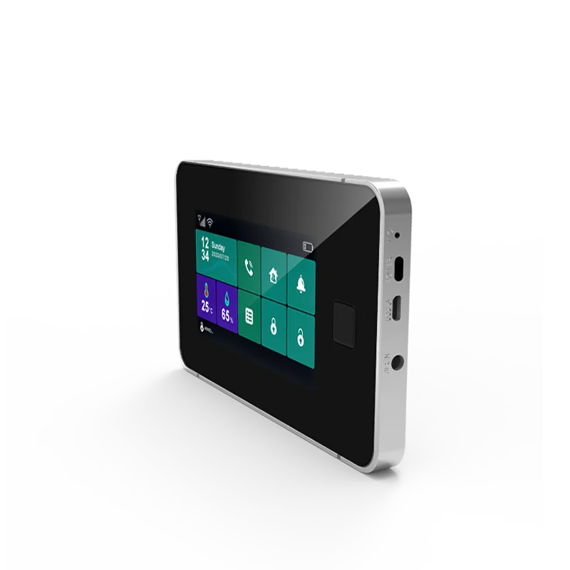4.3Inch IPS Screen GSM/4G WIFI Home Security Alarm System Tuya APP PIR Detector Door Contact Sensor
