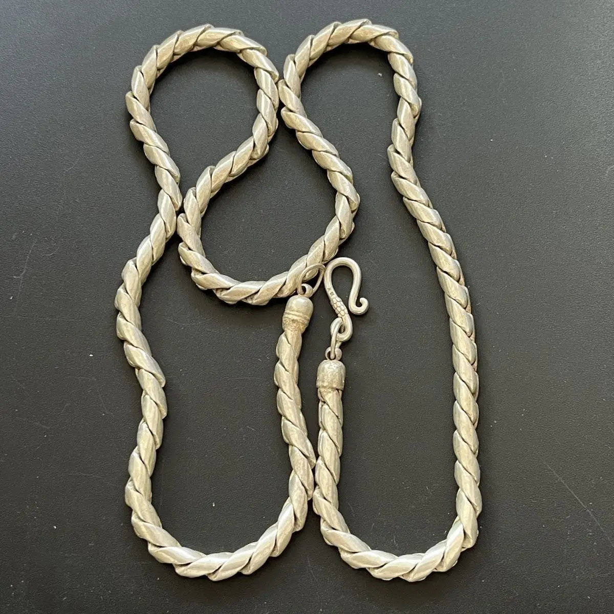 Chinese vintage assorted silver twist chain women's sweater chain men's fashion personality decorative chain