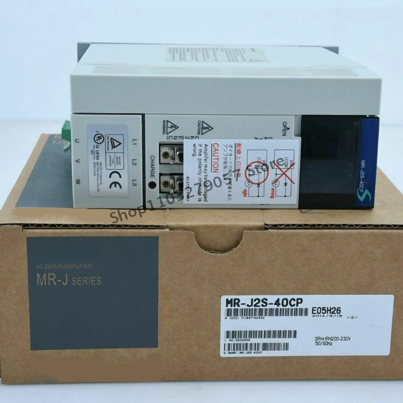 1ชิ้น MRJ2S40CP AC Servo Amplifier Drive PLC จัดส่งเร็ว MR-J2S-40CP ใหม่ในกล่องแบรนด์