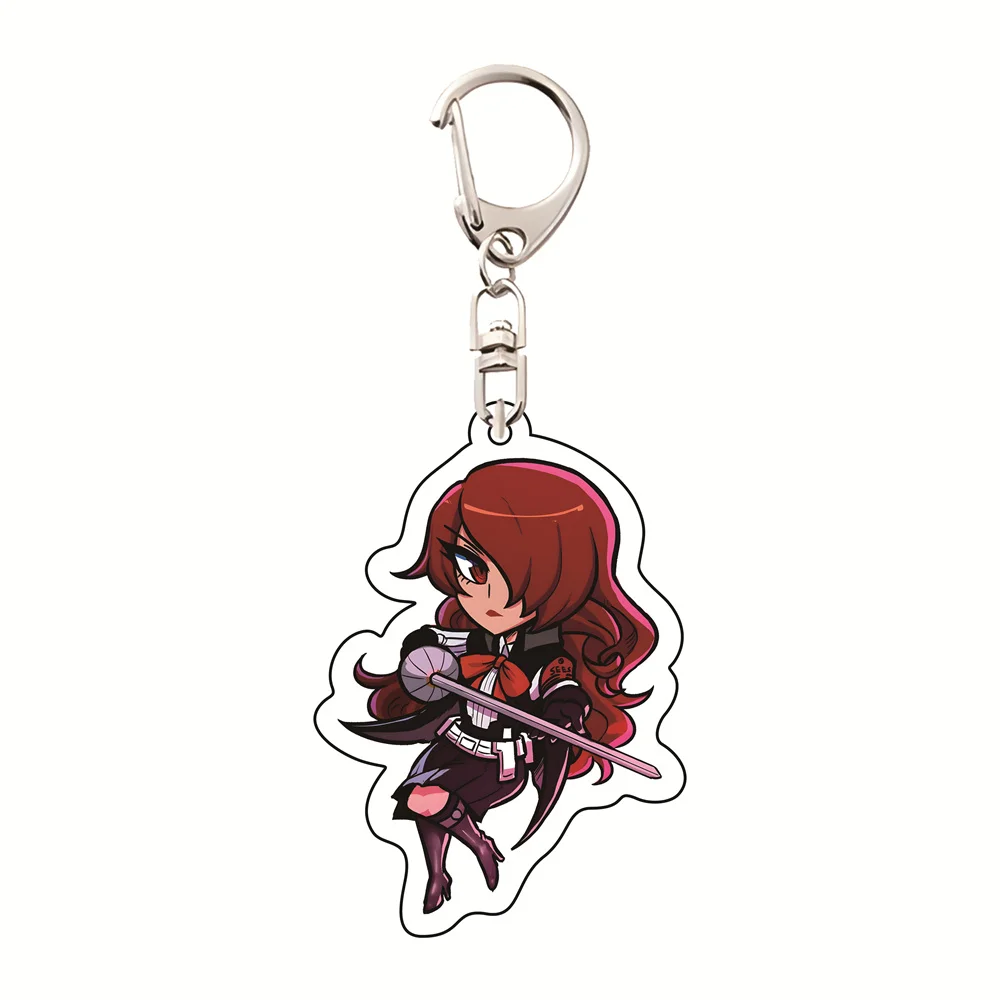 Persona 3 6cm Battle Pose Themed Acrylic Keychain Anime Pendant Bag Charm Collectible Gift for Fans