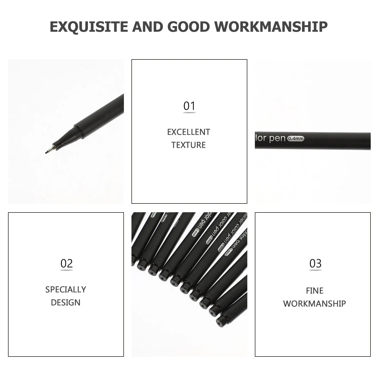 

24pcs Needle Tip Pens Multipurpose Drawing Pens For Sketching Technical Drawing Paint Markers Art Supplies Stationery