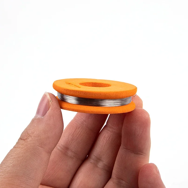 20 متر Cr20Ni80 سلك التسخين 0.1-0.5 مللي متر قطر سلك نيتشروم قطع أسلاك المقاومة الرغوة سبيكة غزل التدفئة