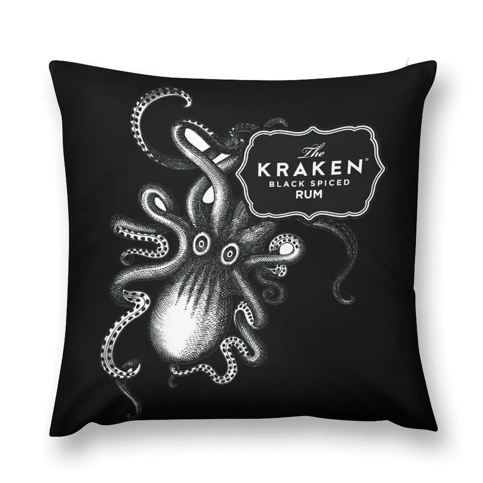 Kraken Rum Throw Pillow Plaid Sofa Throw Pillow pillow