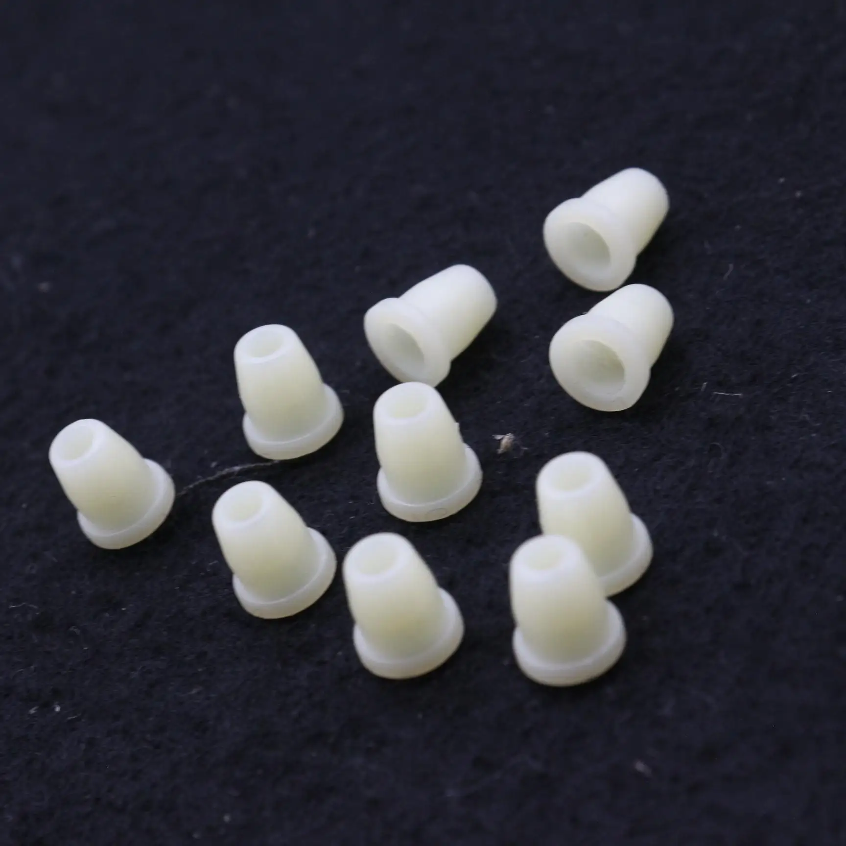 10 Pcs Tubular Barrel Nut Clip Fastener For Chrysler Body Panel Retainer Mounting Trim On 5/32″ Stud White Nylon – 4006316
