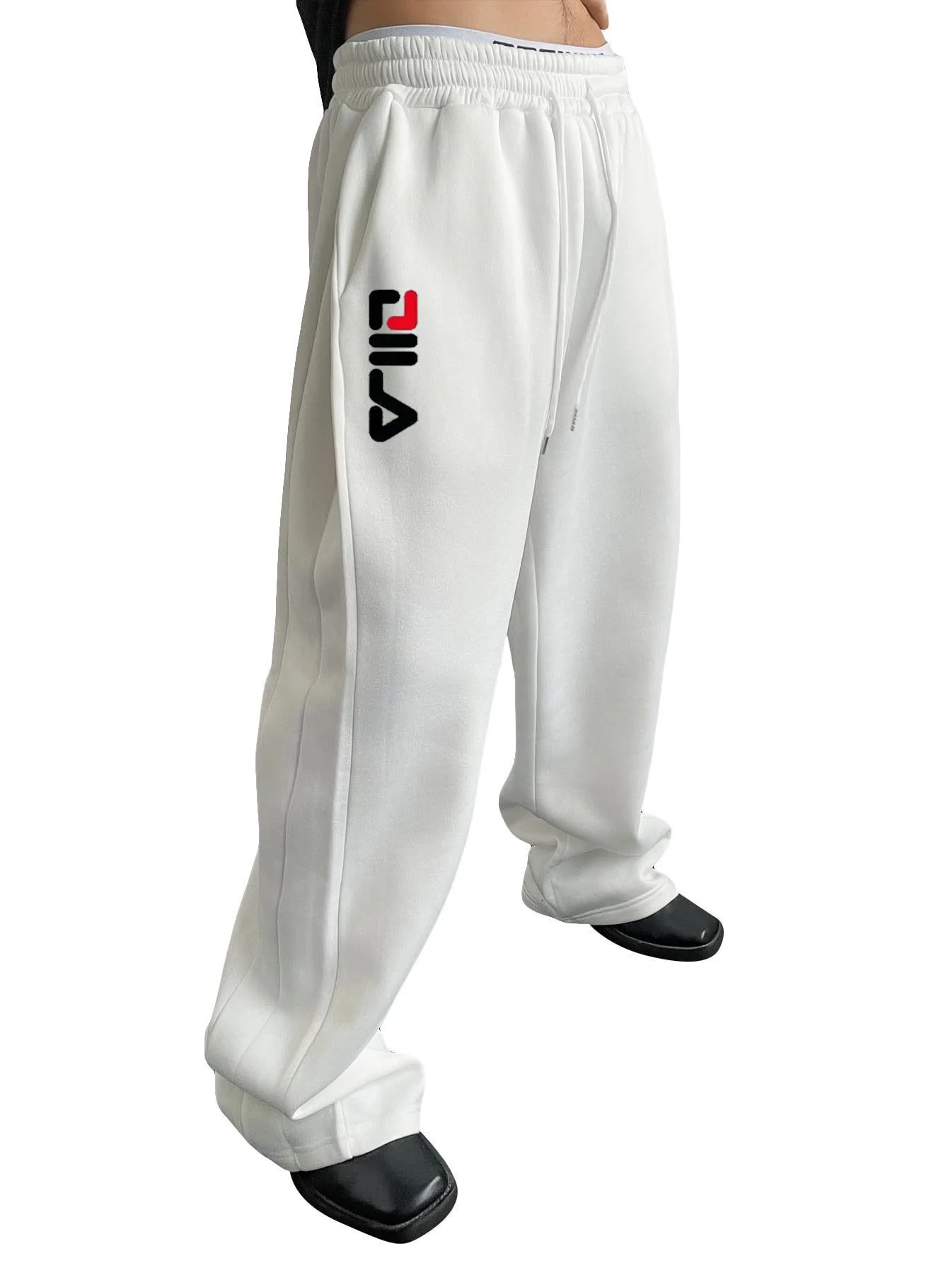 

2026 Men's Fashion Luxury Pants unisex Versatile Straight Leg Wide Leg Loose Sports Pants