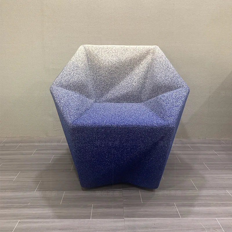 change color leisure  diamond  fiberglass reclining  sales department model room special-shaped chair