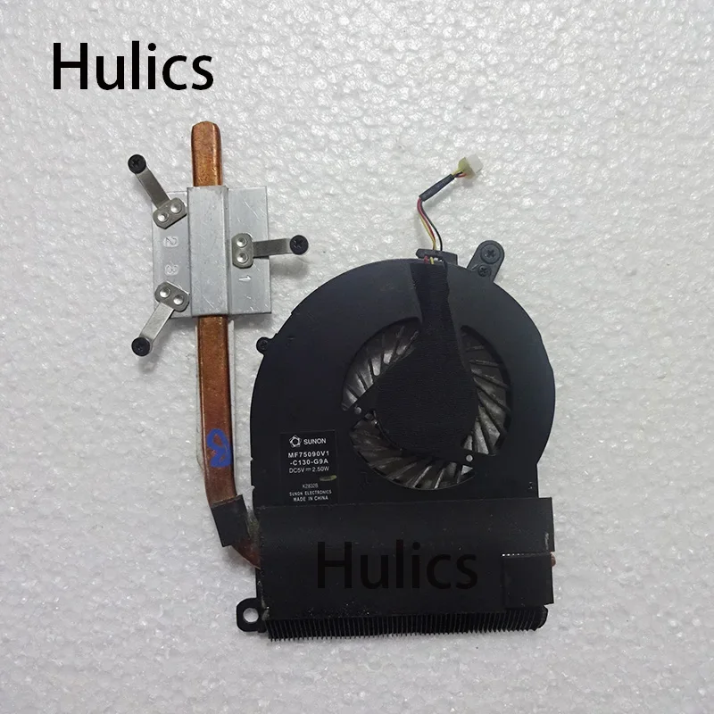 Hulics Used CPU Cooler Fan Heatsink Radiator For Acer E1-431 E1-451 E1-451G E1-471 DFS531105MC0T FBAH MF75090V1-C130-G9A