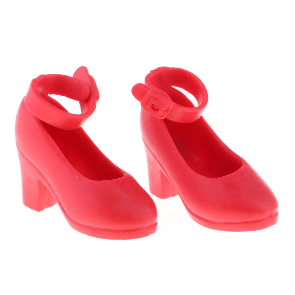 1 Pair of Fashion High-heeled Pumps Sandals Shoes /6 Clothes