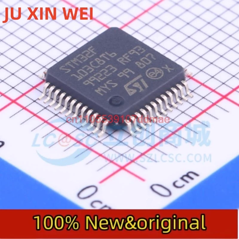 8PCS  STM32F103C8T6 Package: LQFP-48 (7x7) 100% original genuine product