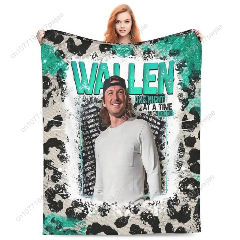 Morgan Star Wallen Blanket Soft Cozy Fleece Plush Throw Blanket All Season Ultra Warm Lightweight Custom Blankets