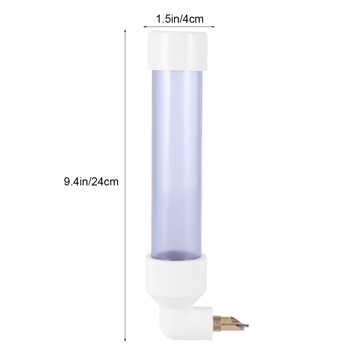 

Plastic Bird Water Fountain Large Capacity Leakproof Parrot Cage Feeder Easy Clean Hitting Pin Fits Most Automatic Pet Drinking