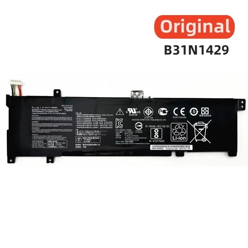 

100% оригинал 11,4 В 4240 мАч для ASUS B31N1429 A501L A501LX K501L K501LB K501U V505L аккумулятор для ноутбука