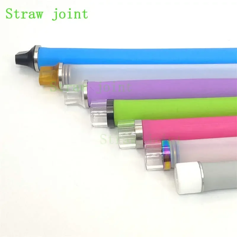 1 قطعة 810 بالتنقيط تلميح تصفية الشاشة شقة الفم الراتنج الزجاج الفولاذ المقاوم للصدأ القش المشتركة #4