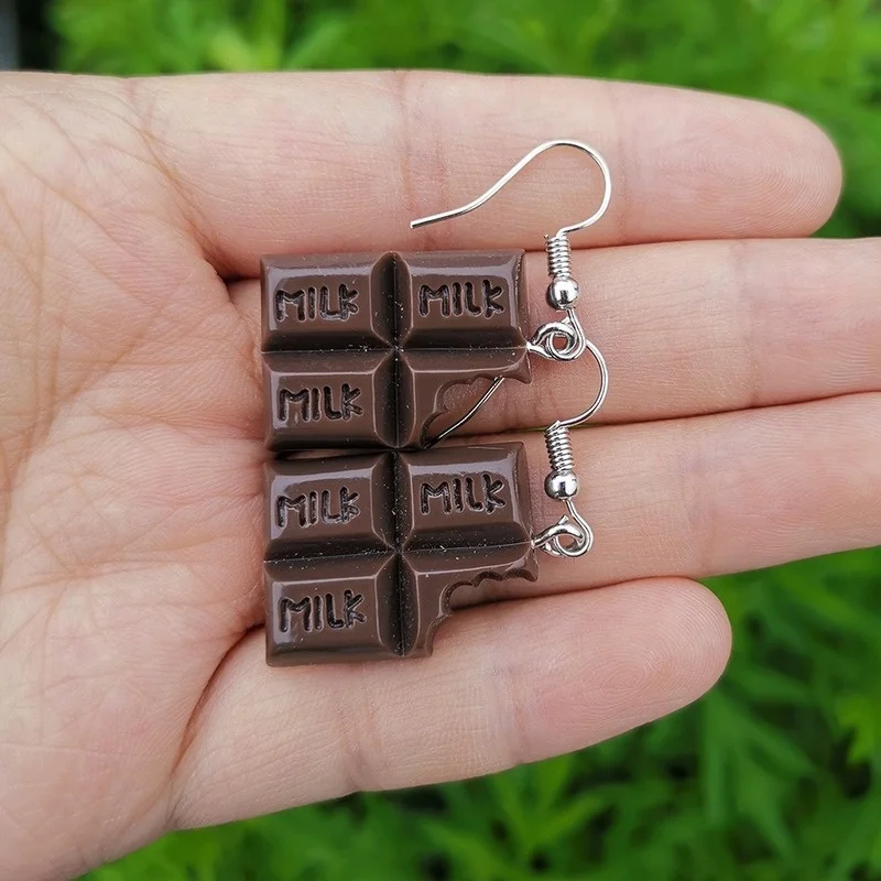 Fashion Women's Creative Chocolate Earrings