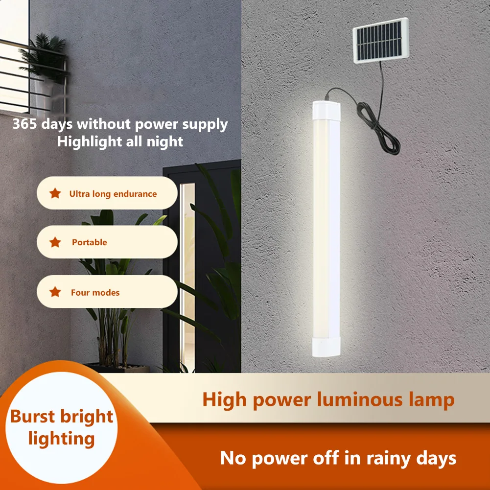 

LED Solar Emergency Light Hanging with Hook Smart Emergency Lamp Dimmable Multifunctional Type-C Charging for Outdoor Equipment