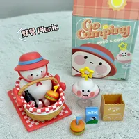BOBO COCO Go Camping Series Blind Box Action Figure Mystery Box Caja Misteriosa Caixa Surprise Gift Cute Model Kids Toy