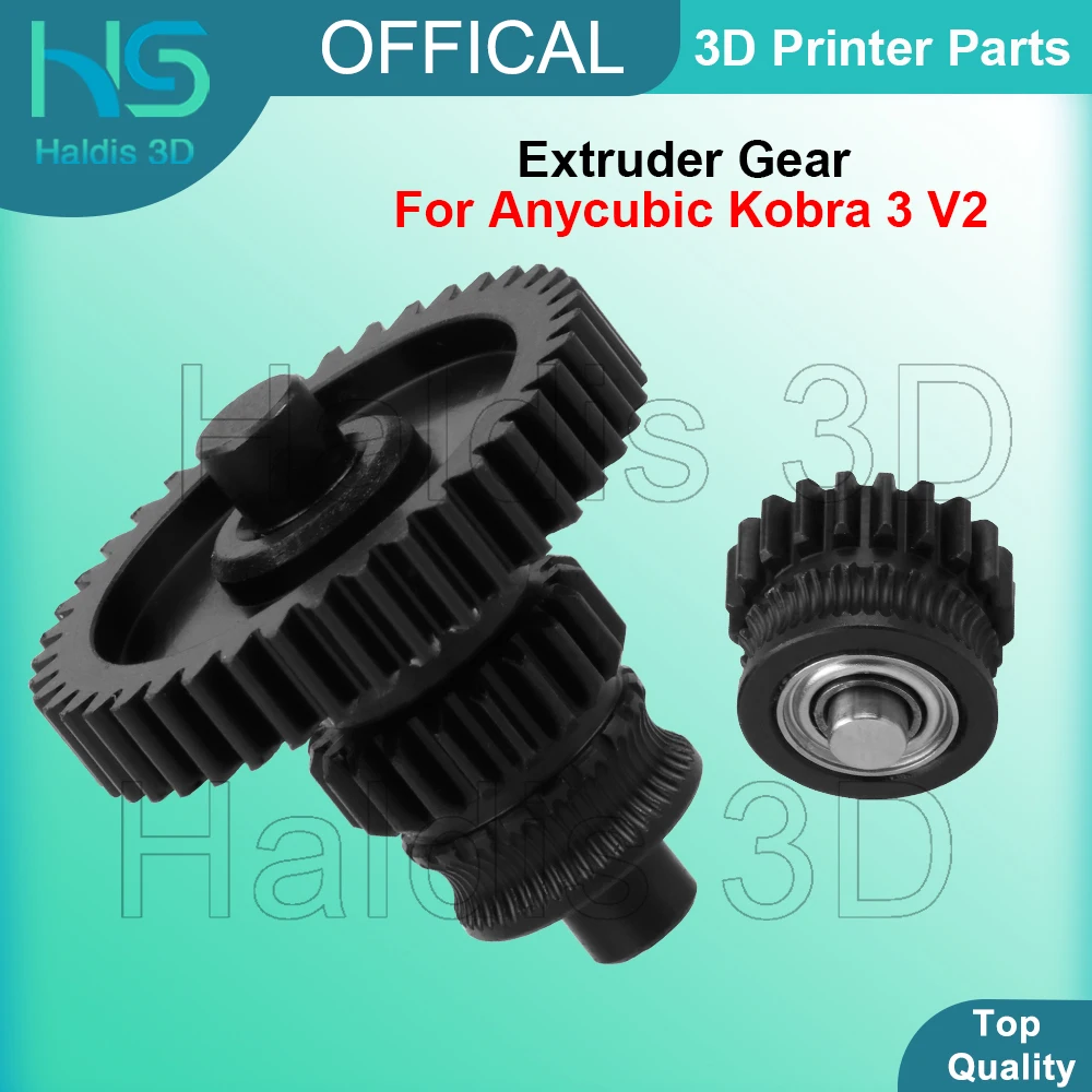 

Extruder Gear For Anycubic Kobra 3 V2 High quality Hardened Steel Wear Resistance Gear For Kobra3 V2 3D Printer Replacement Part