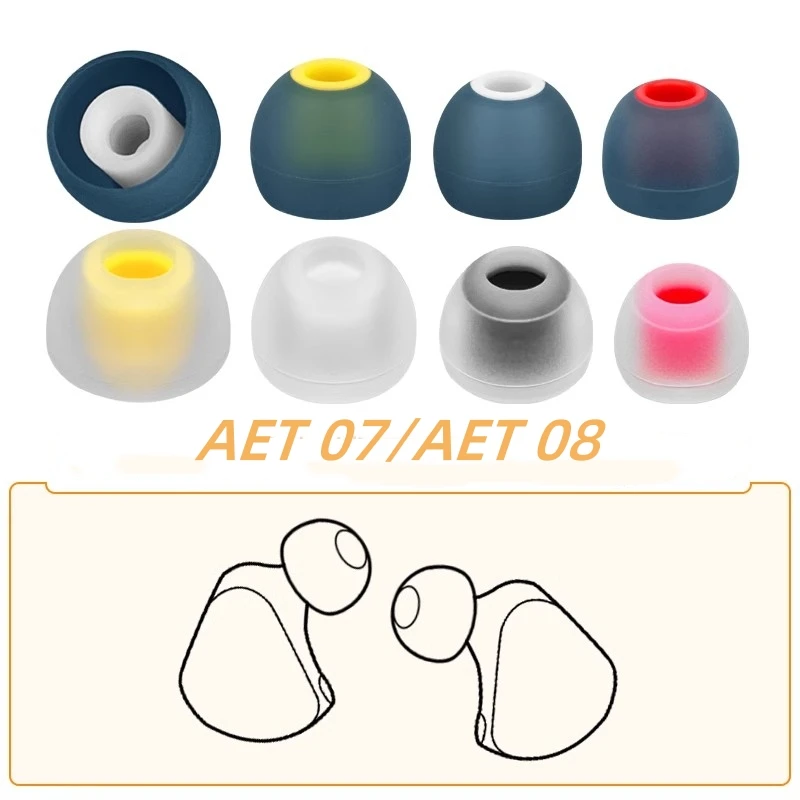 XSL AET07 Earphone Cover AET08 Earphone Cover Silicone Cover Conduit Cover Suitable for In ear Earphones