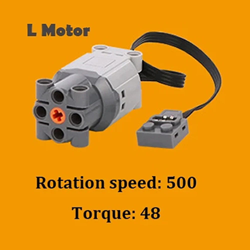 MOC Technical Parts 88003 L Motor Power Functions Building Block Bricks Power Up Compatible with Legoeds Assembled Car Toys