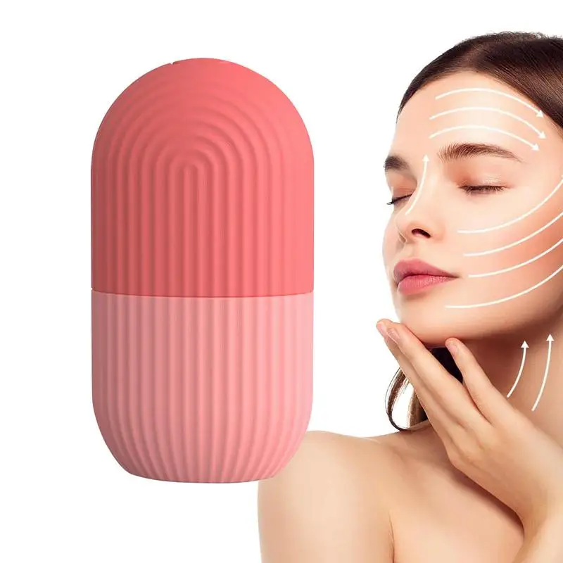 

Silicone Skin Care Creative Face Massager Facial Roller Freezing Face Massage Roller Beauty Lifting Swelling Face Massager tools