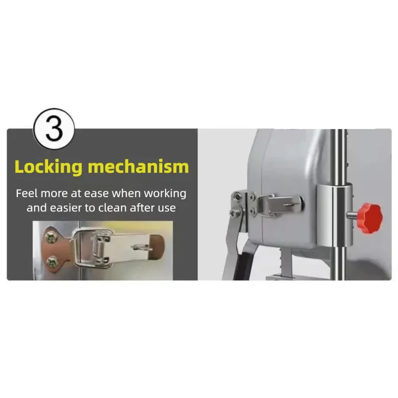 Stainless Steel Saw Bone Machine Commercial Electric Cutter Multi-function Frozen Meat Fish Ribs Slicers Cutting Machine